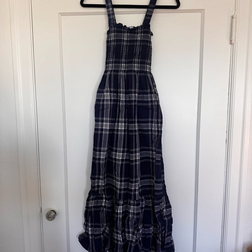 Hill House Navy and White Plaid Dress